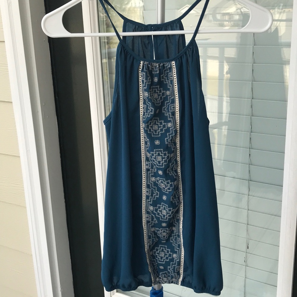 Maurices blue tank top